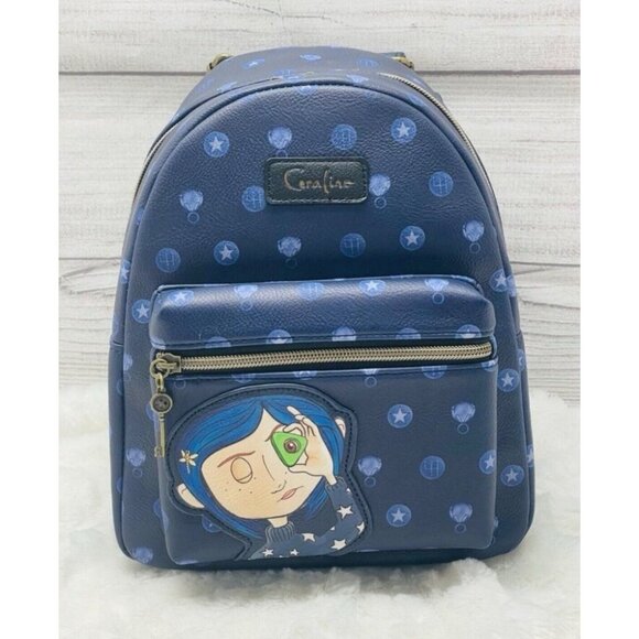 coraline icons mini backpack 15th Anniversary Laika Doll Metallic Cosplay but youre wrong Loungefly Coraline Stars Cosplay Mini